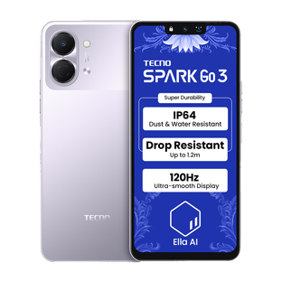 Tecno Spark Go 3 (Aurora Purple, 64 GB)