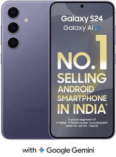 Samsung Galaxy S24 5G (Cobalt Violet, 128 GB)