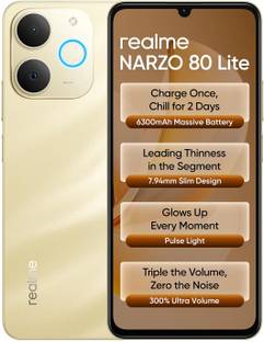 realme Narzo 80 Lite 4G (Beach Gold, 128 GB)