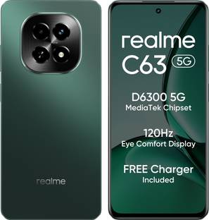 realme C63 5G Charger in the Box (Forest Green, 128 GB)