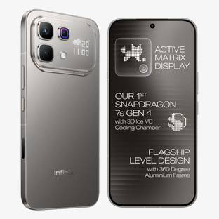 Add to CompareInfinix NOTE 60 Pro (Mist Titanium, 256 GB)4.31,205 Ratings&176 Reviews8 GB RAM | 256 GB ROM17.22 cm (6.78 inch) Full HD+ AMOLED Display50MP + 8MP | 13MP Front Camera6500 mAh BatterySnap