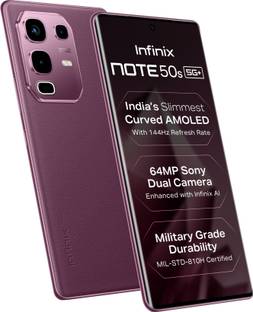 Infinix NOTE 50s 5G+ 45W Charger In the Box & AI (Mystic Plum, 128 GB)