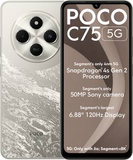 POCO C75 5G (Silver Stardust, 64 GB)