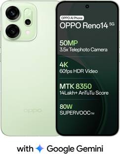 OPPO Reno14 5G (Mint Green, 256 GB)