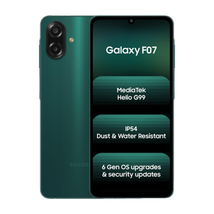 Samsung Galaxy F07 (Green, 64 GB)