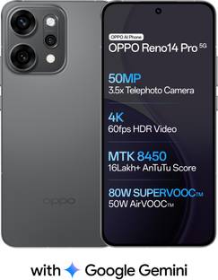 OPPO Reno14 Pro 5G (Titanium Grey, 256 GB)