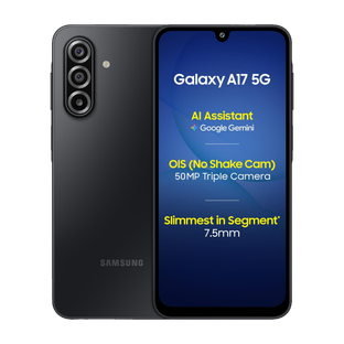 Samsung Galaxy A17 5G Charger in the Box (Black, 128 GB)