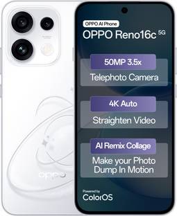 OPPO Reno16c 5G (Starry White, 128 GB)