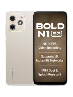 LAVA Bold N1 5G (Champagne Gold, 64 GB)