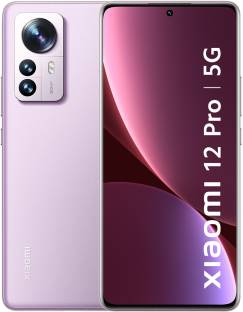 Add to Compare Xiaomi 12 Pro 5G (Opera Mauve, 256 GB) 4.1496 Ratings & 74 Reviews 8 GB RAM | 256 GB ROM 17.09 cm (6.73 inch) Full HD+ Display 50MP + 50MP + 50MP | 32MP Front Camera 4600 mAh Lithium Polymer Battery Snapdragon 8 Gen 1 Processor 1 Year Manufacturer Warranty for Phone and 6 Months Warranty for In the Box Accessories ₹41,999 ₹79,999 47% off Free delivery by Today Upto ₹41,400 Off on Exchange No Cost EMI from ₹4,667/month