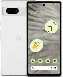 Add to Compare Google Pixel 7a (Snow, 128 GB) 43,304 Ratings & 531 Reviews 8 GB RAM | 128 GB ROM 15.49 cm (6.1 inch) Full HD+ Display 64MP (OIS) + 13MP | 13MP Front Camera 4300 mAh Battery Tensor G2 Processor 1 Year Domestic Warranty ₹43,999 Free delivery by Today Upto ₹37,600 Off on Exchange Bank Offer