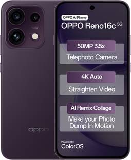 OPPO Reno16c 5G (Twilight Violet, 128 GB)