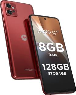 Motorola G32 (Satin Maroon, 128 GB)