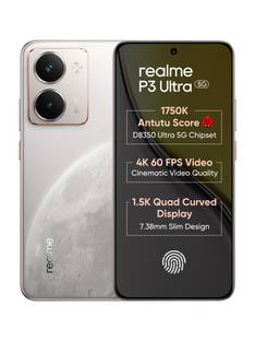 realme P3 Ultra 5G (Glowing Lunar White, 128 GB)