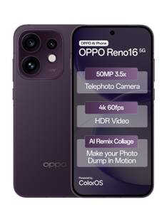 OPPO Reno16 5G (Twilight Violet, 256 GB)
