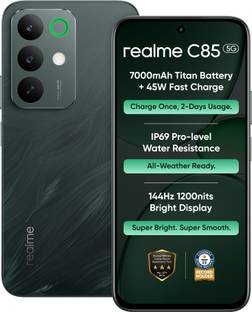 realme C85 5G (Peacock Green, 128.0 GB)