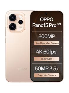 OPPO Reno15 Pro 5G (Sunset Gold, 512 GB)