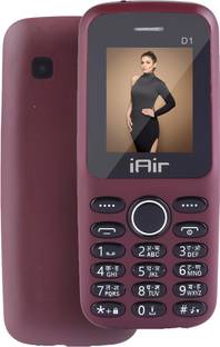 IAIR D1 1.8 Inch Huge Display Keypad Mobile Phone with Expandable Storage Upto 32GB
