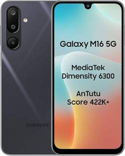 SAMSUNG Galaxy M16 5G (Thunder Black, 128 GB)