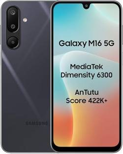 SAMSUNG Galaxy M16 5G (Thunder Black, 128 GB)