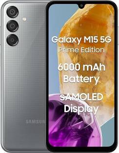 SAMSUNG M15 5G Prime Edition (Stone Grey, 128 GB)