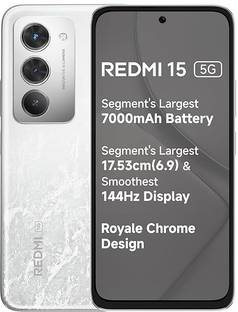 REDMI 15 5G (Frosted White, 256 GB)