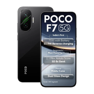POCO F7 5G (Phantom Black, 256 GB)