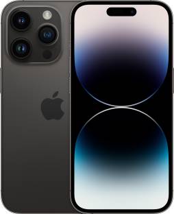 Add to Compare APPLE iPhone 14 Pro (Space Black, 128 GB) 4.71,493 Ratings & 117 Reviews 128 GB ROM 15.49 cm (6.1 inch) Super Retina XDR Display 48MP + 12MP + 12MP | 12MP Front Camera A16 Bionic Chip, 6 Core Processor Processor 1 Year Warranty for Phone and 6 Months Warranty for In-Box Accessories ₹1,20,999 ₹1,29,900 6% off Free delivery by Today Upto ₹38,600 Off on Exchange Bank Offer