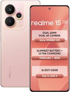 realme 15 5G (Silk Pink, 128 GB)
