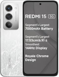REDMI 15 5G (Frosted White, 128 GB)