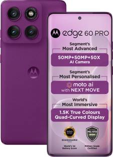 MOTOROLA Edge 60 Pro (Pantone Sparkling Grape, 512 GB)