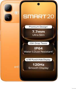 Infinix SMART 20 (Sunlike Orange, 64 GB)