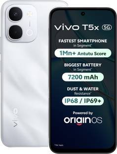 vivo T5x 5G (Satin Silver, 128 GB)