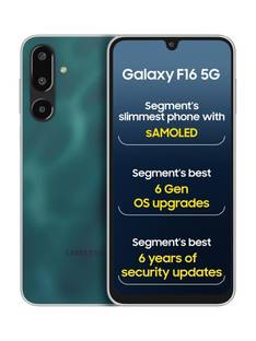 Samsung Galaxy F16 5G (Glam Green, 128 GB)