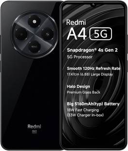 REDMI A4 5G only on Jio SIM (Starry Black, 128 GB)