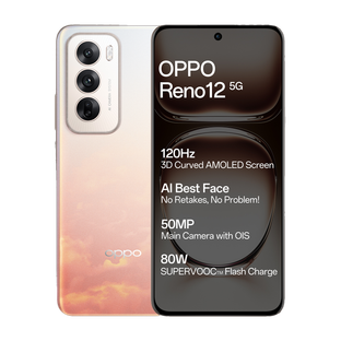 OPPO Reno 12 5G (Sunset Peach, 256 GB)