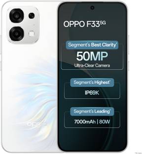 OPPO F33 5G (Pearl White, 128 GB)