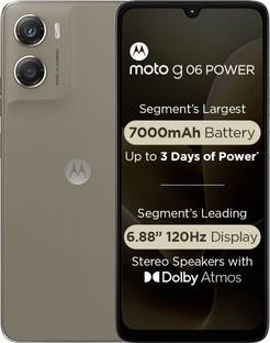 MOTOROLA g06 power Charger in the Box (Pantone Laurel Oak, 64 GB)