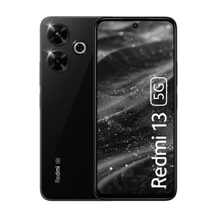 Add to CompareREDMI 13 5G (Black Diamond, 128 GB)4.348,422 Ratings&2,384 Reviews6 GB RAM | 128 GB ROM | Expandable Upto 1 TB17.25 cm (6.79 inch) Full HD+ Display108MP + 2MP | 13MP Front Camera5030 mAh