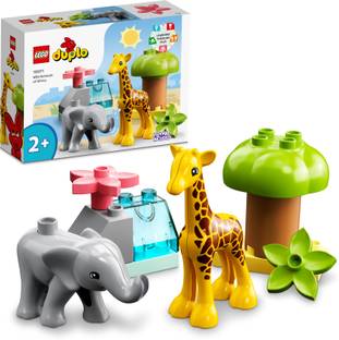 LEGO Duplo Wild Animals of Africa (10 Blocks) Model Building Kit