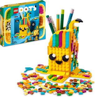 LEGO DOTS Cute Banana � Pen Holder 41948 DIY Craft Kit for 6+ Years (438 Pieces)