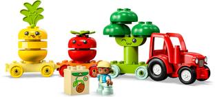 LEGO Duplo My First Fruit and Vegetable Tractor (19 Blocks) Model Building Kit
