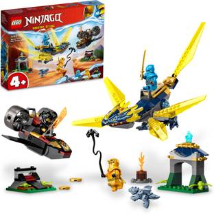 LEGO Ninjago Nya and Arin's Baby Dragon Battle (157 Blocks) Model Building Kit