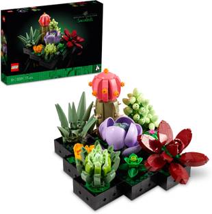 LEGO Icons Succulents (771 Blocks) Model Building Kit