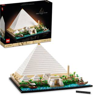 LEGO Architecture : Great Pyramid of Giza (1476 Blocks) Model Building Kit