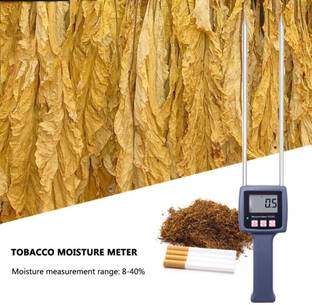 MxRady TK-100T Digital Tobacco Moisture Meter, Analyzer Tobacco Moisture Tester Digital Tobacco Moisture Meter Pin-Type Digital Moisture Measurer