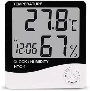 Afpin room temperature meter digital | indoor thermometer for room HTC-1 Humidity meter | room temperature meter for home|indoor thermometer All-in-One Digital Moisture Measurer