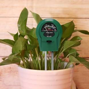 GoodsBazaar Soil Test Kit, 3-in-1 Soil Tester pH Moisture Meter Plant Moisture Meter Light, PH ( No Battery Required ) All-in-One Digital Moisture Measurer