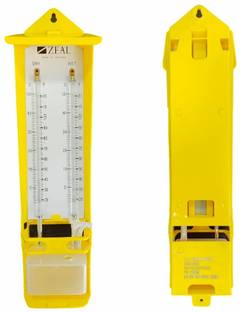 BALRAMA PSYCHROMETER -20° to 50°C Wet & Dry Bulb Hygrometer Humidity Temperature Meter Tester Wall Room Thermometer Zeal Indoor/Outdoor Temperature and Humidity Meter All-in-One Analog Moisture Measurer