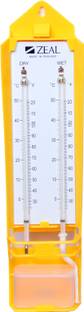 GoodsBazaar Wet and Dry Bulb Hygrometer with Hygrometric Tables All-in-One Digital Moisture Measurer
